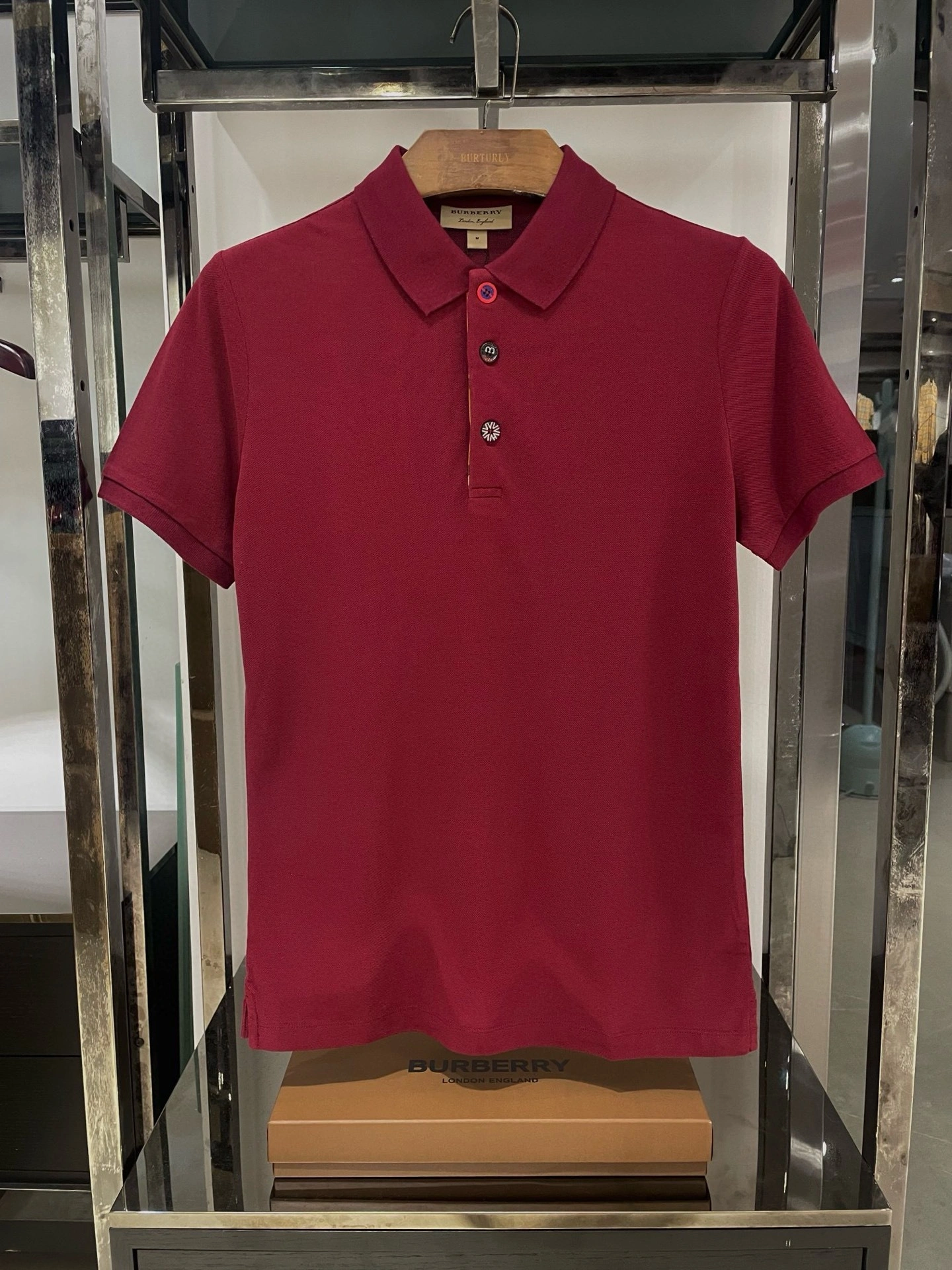 wg.luxury- 2ur25rry cotton POLO 2Colour item:E-F409C0927-2